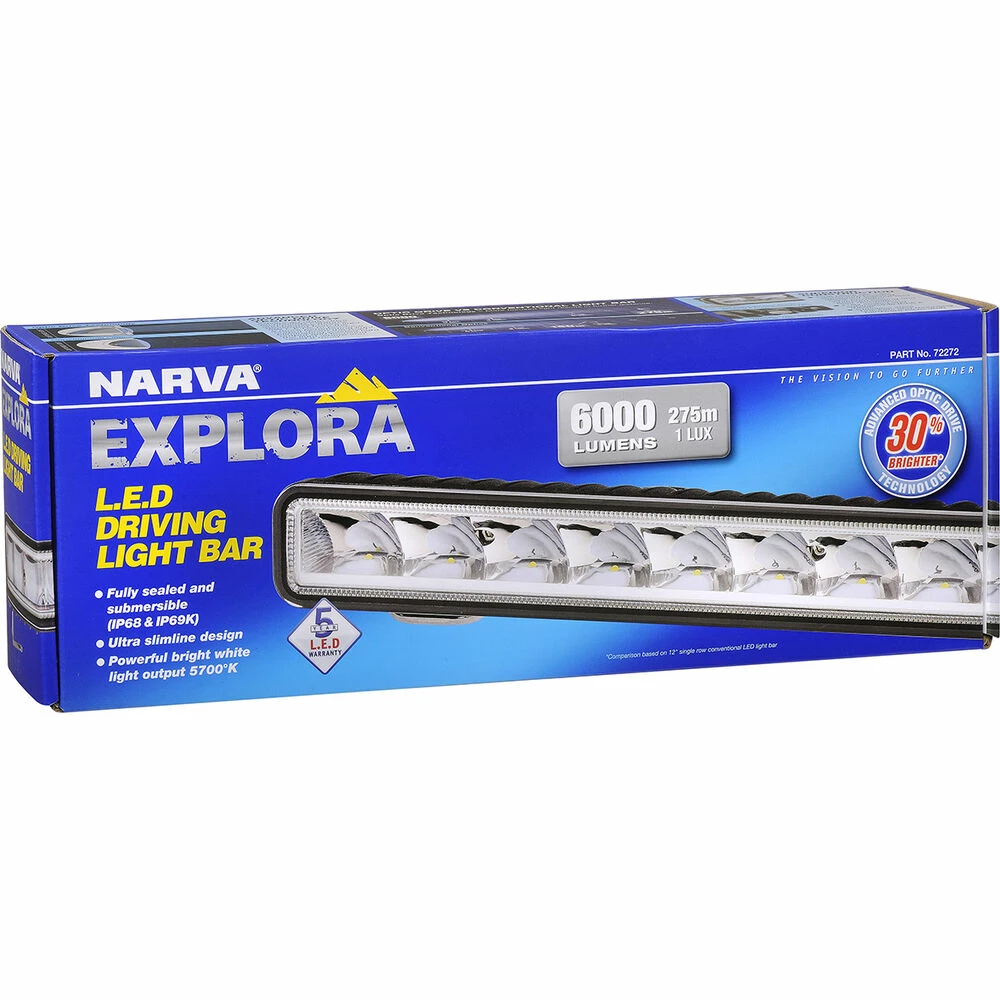 Promo π Narva Explora LED Driving Light Bar Single Row 22" π - Image 2