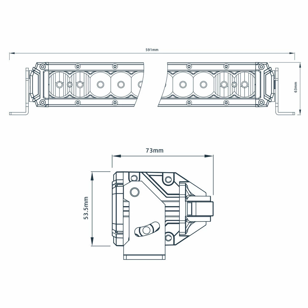 Coupon 💯 Ridge Ryder 21" LED Driving Light Bar 84W With Harness 🔥 - Image 5