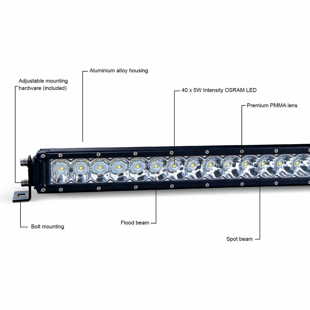 Hot Sale 🎁 Ridge Ryder 41" LED Driving Light Bar 168W With Harness 😀 - Image 4