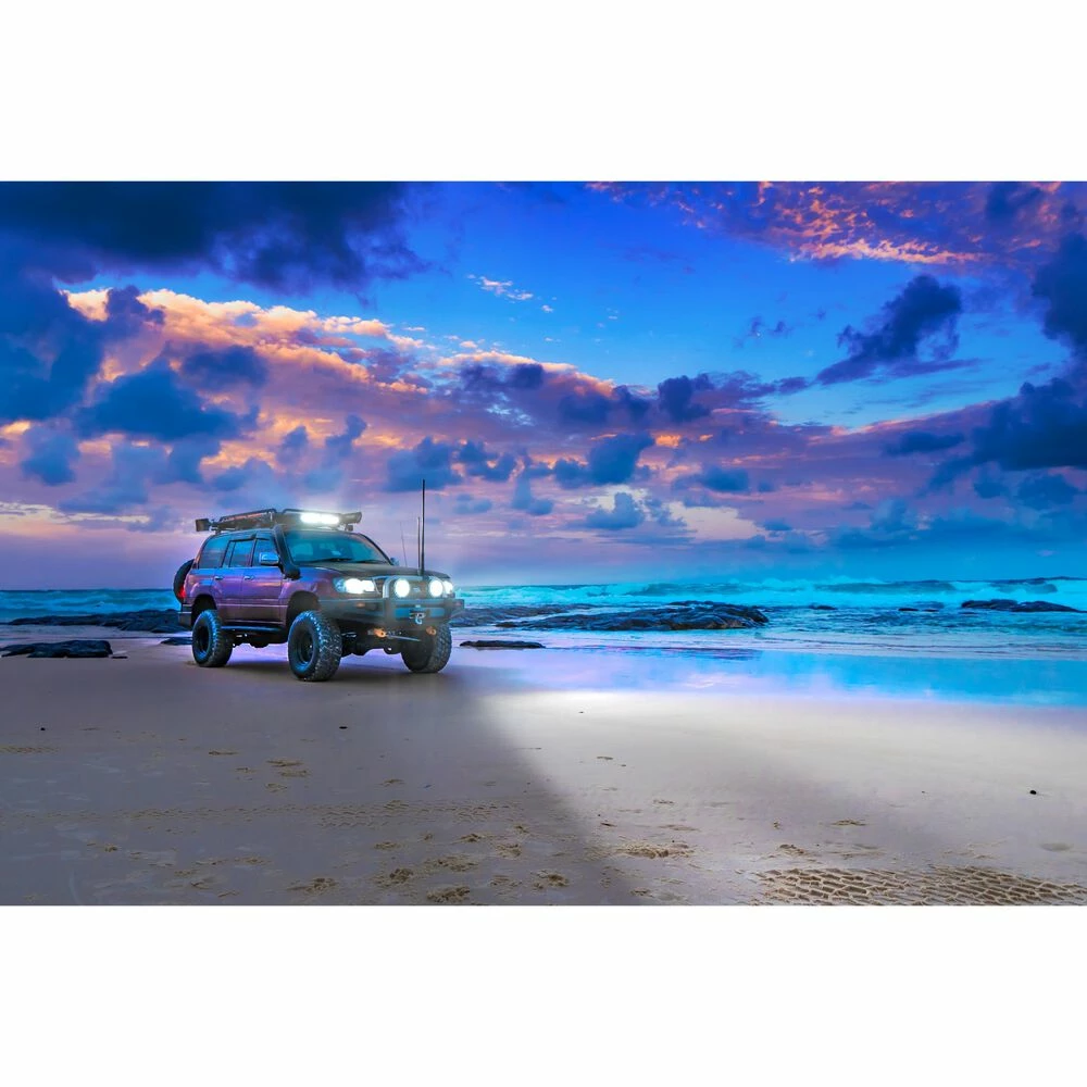 Deals π Ridge Ryder Laser LED Driving Light Bar 24" 130W With Harness β¨ - Image 2