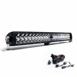 Deals 👍 Ridge Ryder Laser LED Driving Light Bar 24" 130W With Harness ✨