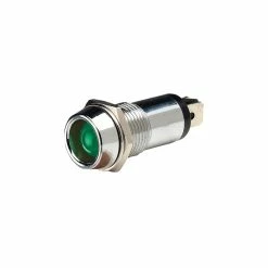 Promo 🤩 Narva Chrome Pilot Lamp - Green, 12V 🧨