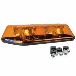 Best Sale 🔥 Narva Euromax Mini Bar With 2 Rotators - Flange Base - Amber 😍