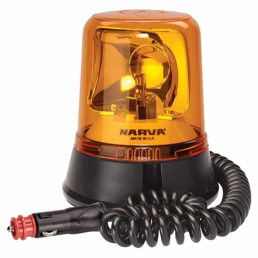 Best reviews of ๐งจ Narva Optimax Rotating Beacon - Magnetic Base - Amber, 12/24V ๐