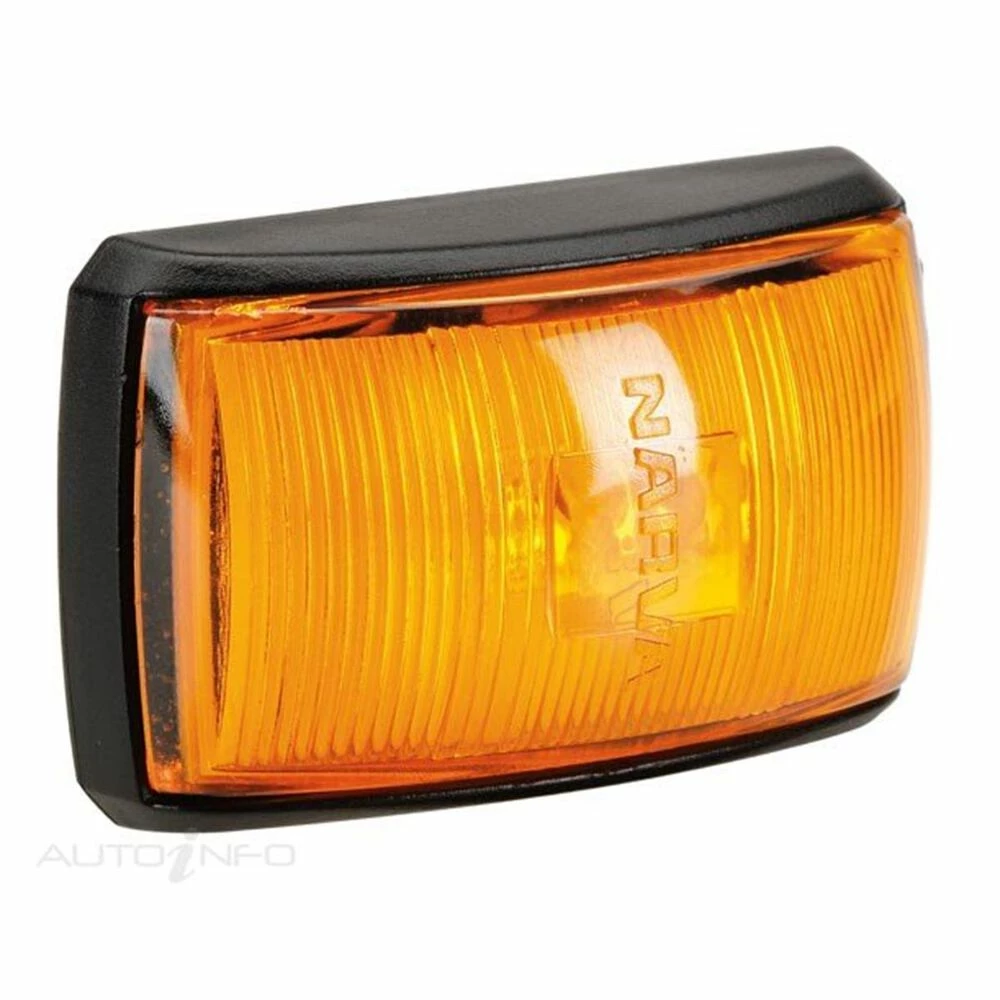 Discount ✨ Narva Model 14 LED Front End Outline Marker Black Base - Amber 🎉